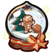 Acorn Snowball With a Tiny Cookie