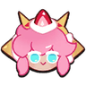 Strawberry Crepe Cookie