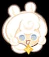 Cream Ferret Cookie