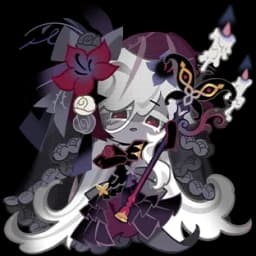 Veil of Mourning White Lily Cookie