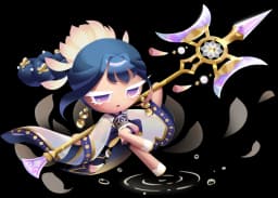 Flower Under the Moonlight Iris Cookie